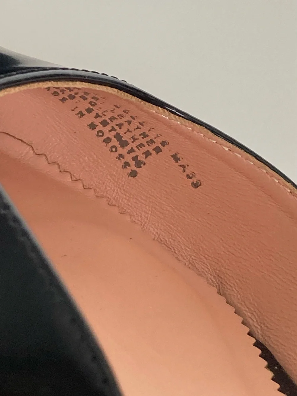 J. Crew Black Patent Pointed D'Orsay Flats with Ankle Strap